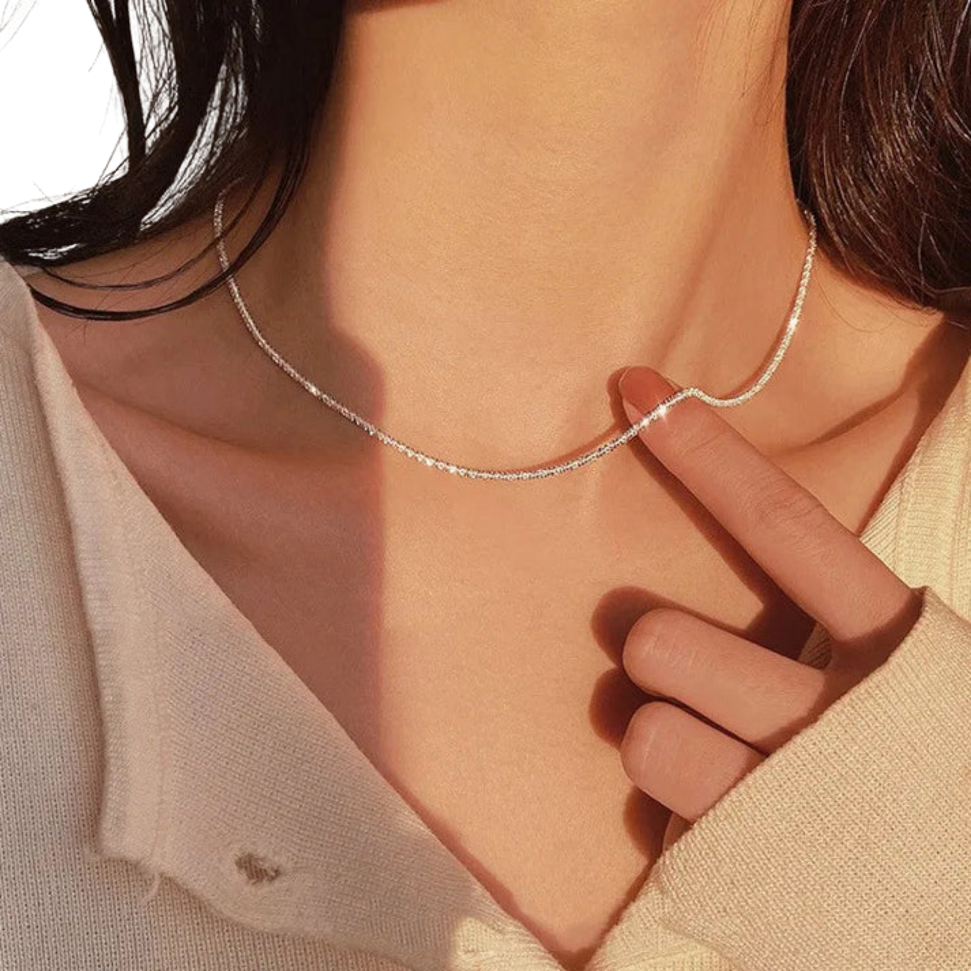 שרשרת אלגנטית לקו הצוואר (קלאביקל)