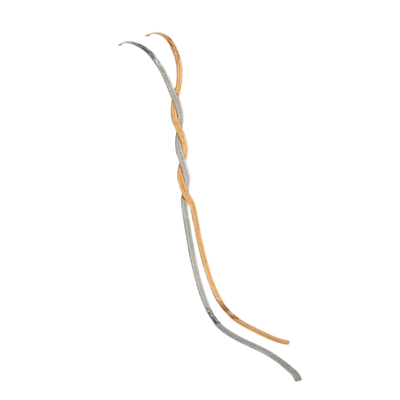 שרשרת ארוכה אלגנטית בעיצוב נחש מתכוונן