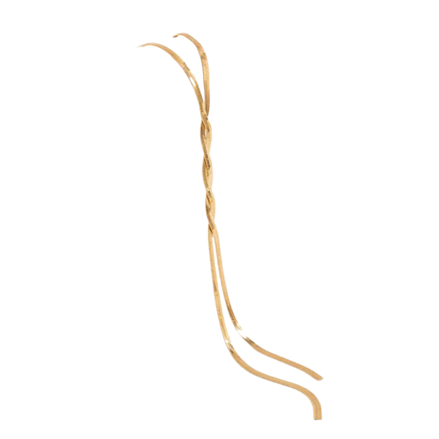 שרשרת ארוכה אלגנטית בעיצוב נחש מתכוונן