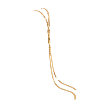 שרשרת ארוכה אלגנטית בעיצוב נחש מתכוונן