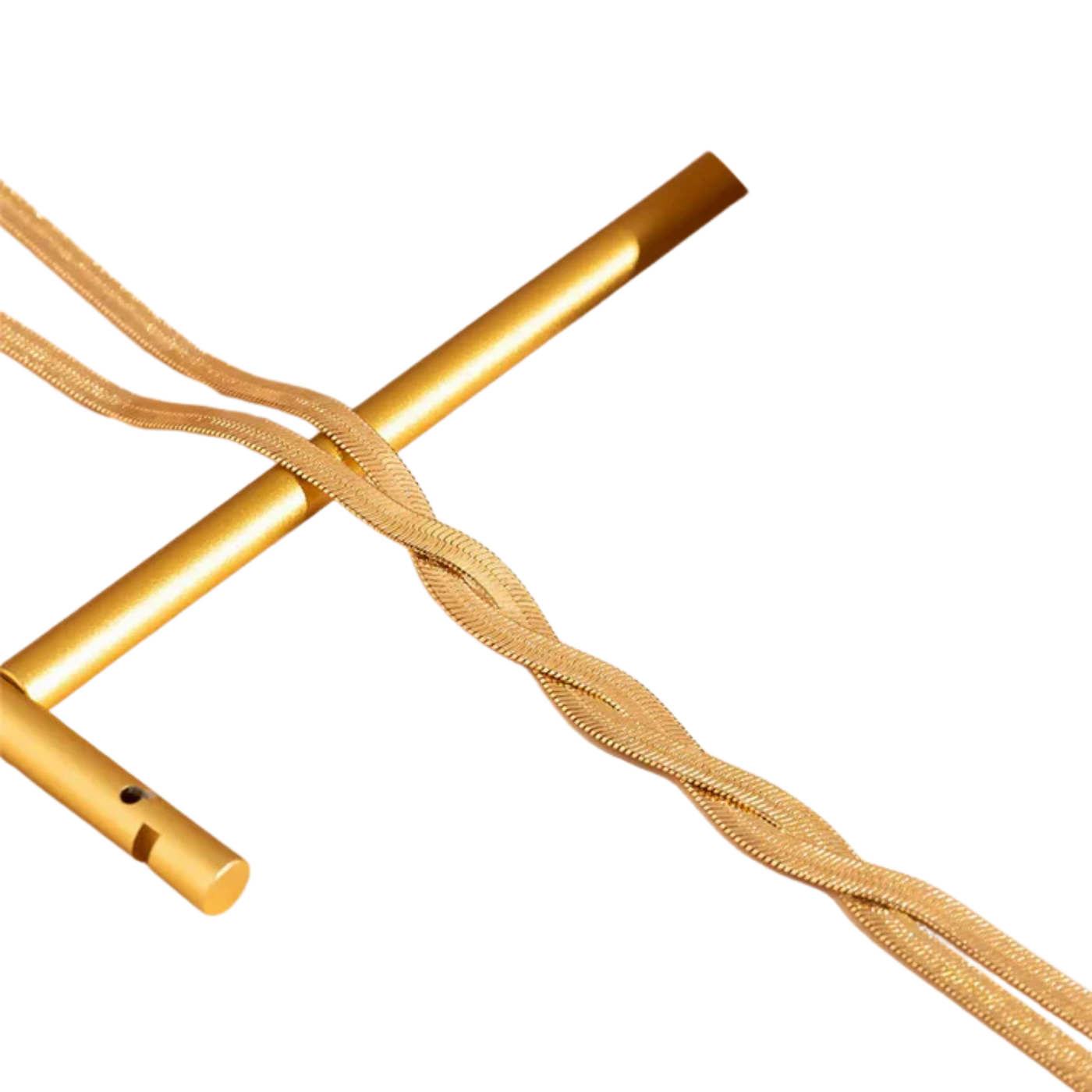 שרשרת ארוכה אלגנטית בעיצוב נחש מתכוונן