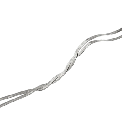 שרשרת ארוכה אלגנטית בעיצוב נחש מתכוונן