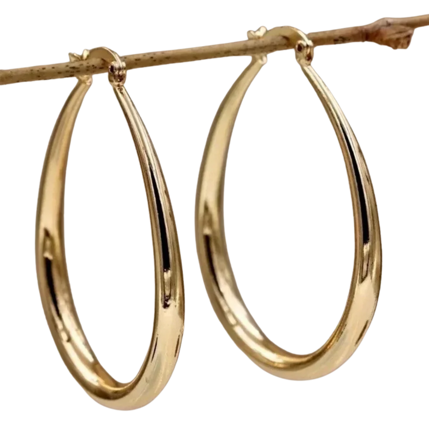 עגילי חישוק רטרו