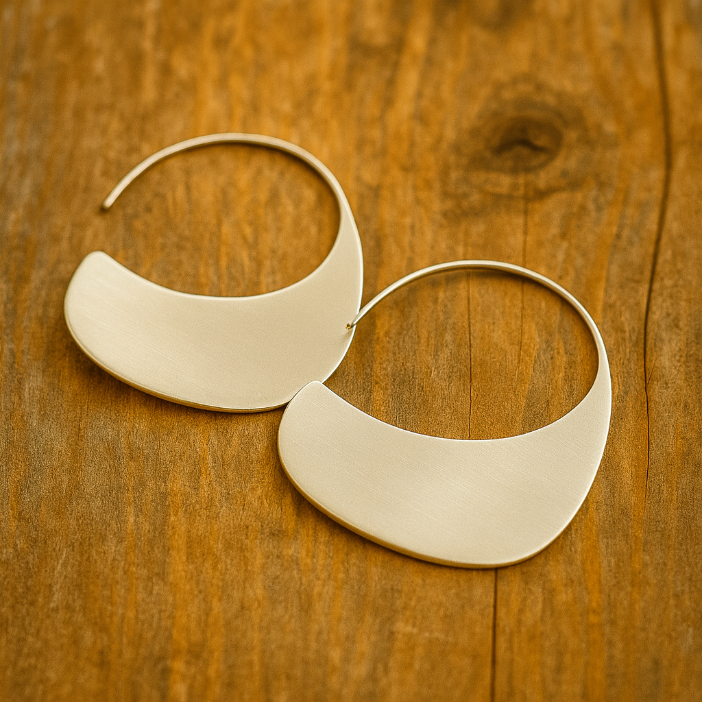 עגילי כסף וינטג' שחוקים