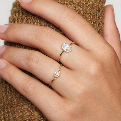 טבעת מונסטון זהב הדר