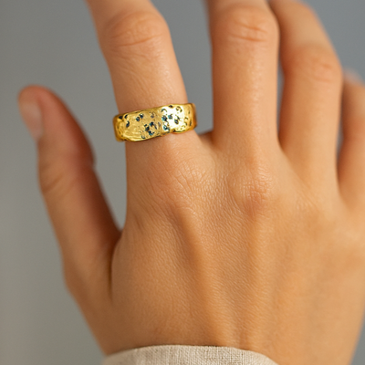 זוהר - טבעת אבן כחולה