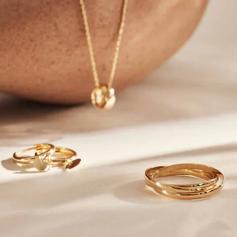 טבעת זהב איילה