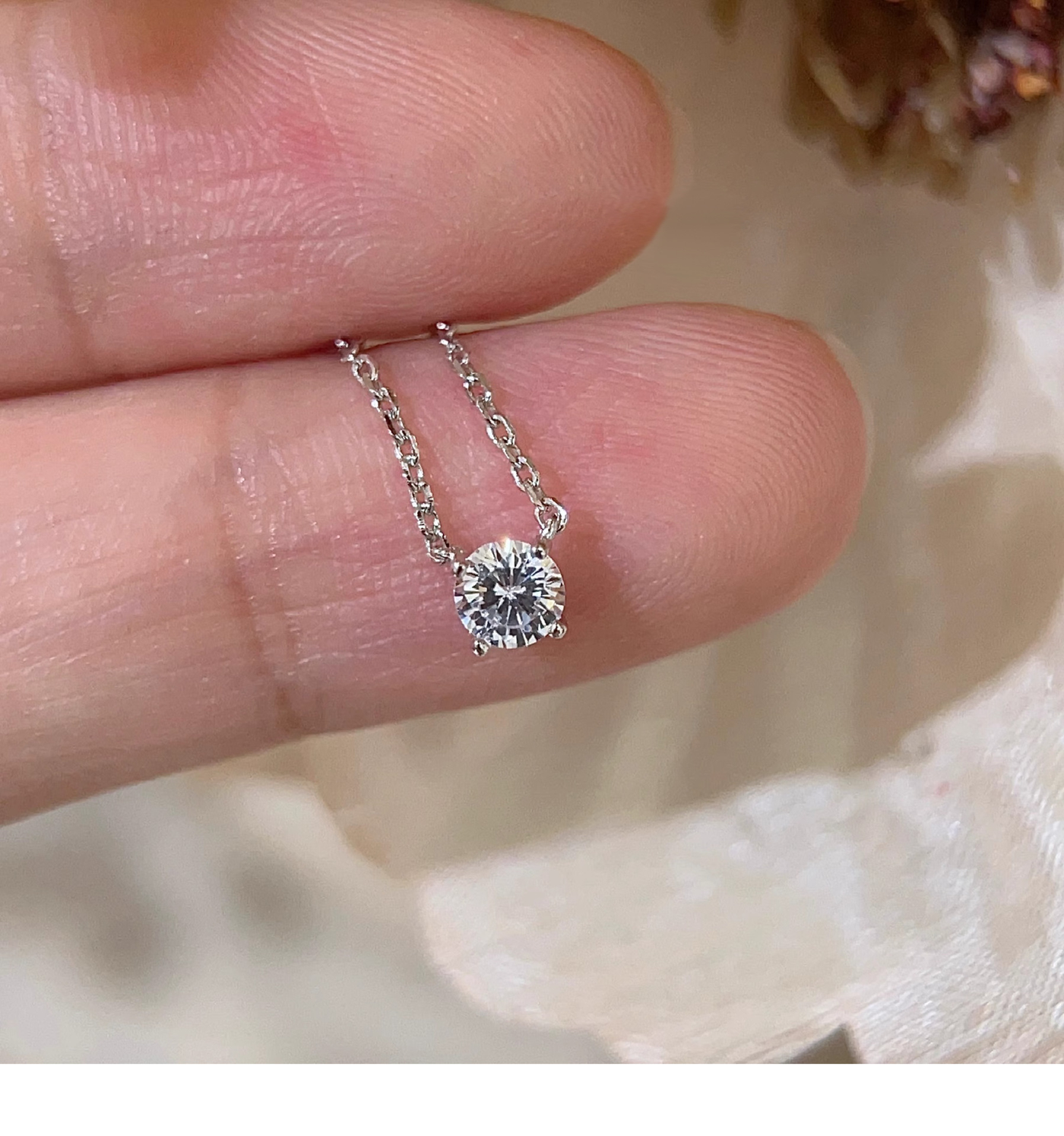 שרשרת מואיסנייט זיווה