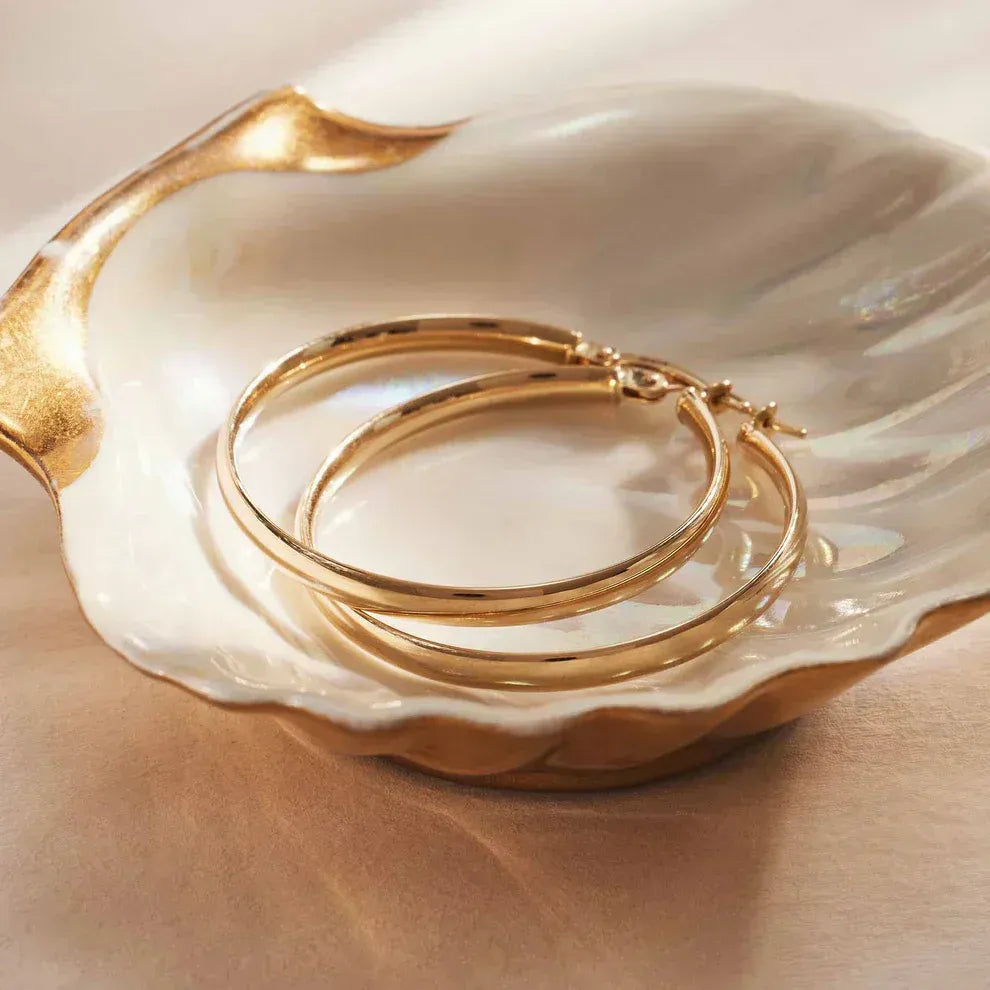 עגילי זהב מאיה